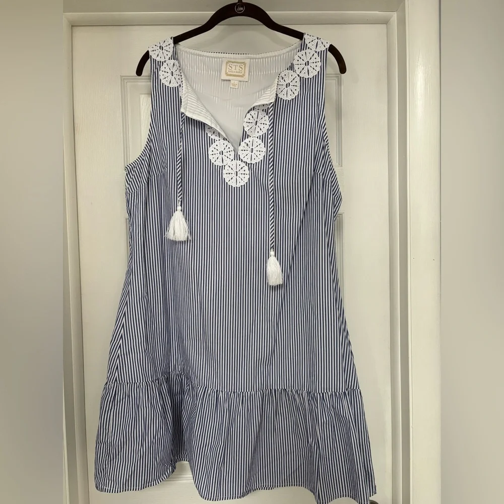 Sail to Sable striped mini dress - Picture 1 of 3